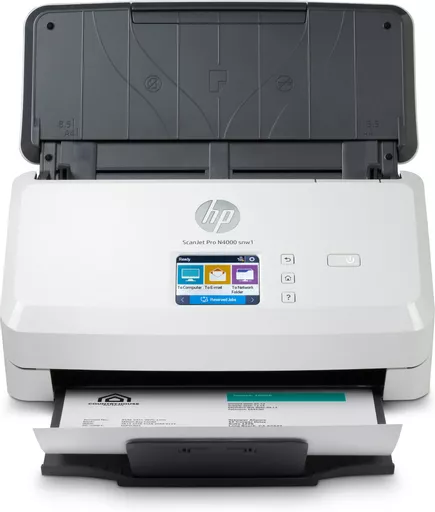 HP Scanjet Pro N4000 snw1 Sheet-feed Scanner Sheet-fed scanner 600 x 600 DPI A4 Black, White