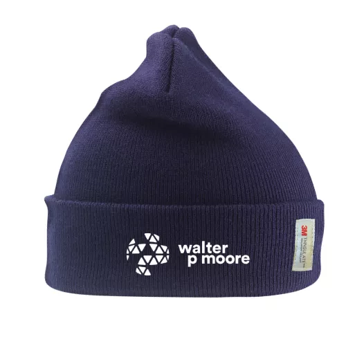Walter P Moore Woolly Ski Beanie Hat