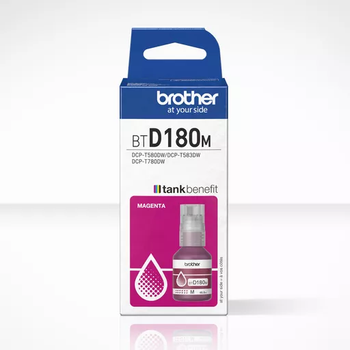 Brother BT-D180M Ink bottle magenta, 5K pages ISO/IEC 19752 48.8ml for Brother DCP-T 580 DW