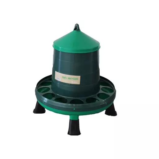 Gaun Recycled Plastic Poultry Feeder With Legs 2kg