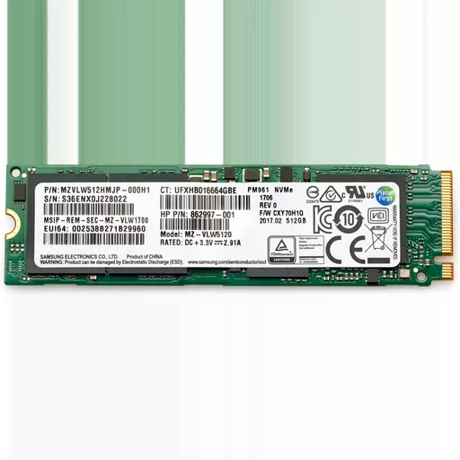 HP 512GB PCIe 4x4 NVMe TLC SSD M.2 PCI Express 4.0