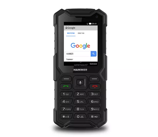 HAMMER SMART 5 6.1 cm (2.4") Dual SIM KaiOS 4G 0.512 GB 4 GB 2500 mAh Black