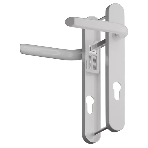 ASEC Evo Sprung Lever/Lever Multipoint Door Handles 92mm PZ 232mm Backplate 203mm Fixings