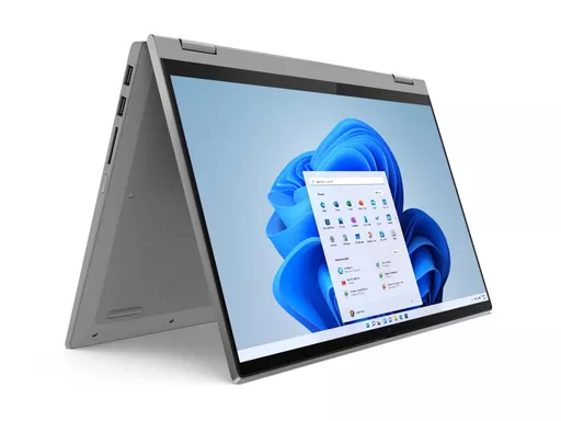 Lenovo IdeaPad Flex 5 14ALC05 AMD Ryzen™ 7 5700U Hybrid (2-in-1) 35.6 cm (14") Touchscreen Full HD 8 GB DDR4-SDRAM 512 GB SSD Wi-Fi 6 (802.11ax) Windows 10 Home in S mode UK English Grey, Platinum