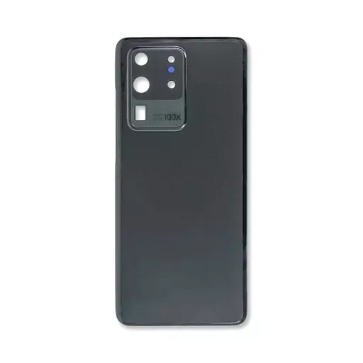 Back Cover (CERTIFIED - Aftermarket) (Cosmic Black) (No Logo) - For Galaxy S20 Ultra (G988)