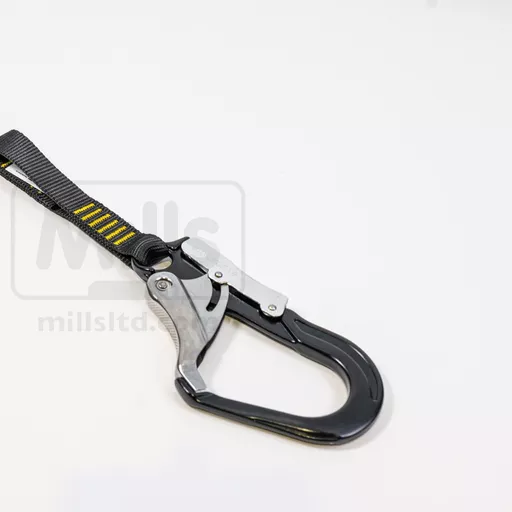 Adjustable Cows Tail’ Inc small Twist lock Karabiners and large superlight Scaffold Karabiner