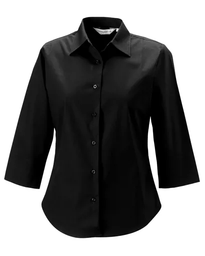 Ladies' 3/4 Sleeve Easy Care Fitted Shirt