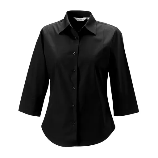 Ladies' 3/4 Sleeve Easy Care Fitted Shirt