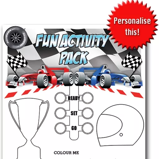 GRAND PRIX FUN ACTIVITY Pack - Pack of 100 - MP3437