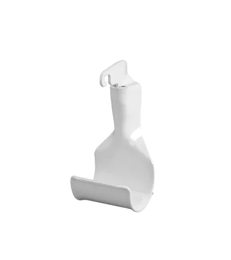 Wardrobe Rod Holder White
