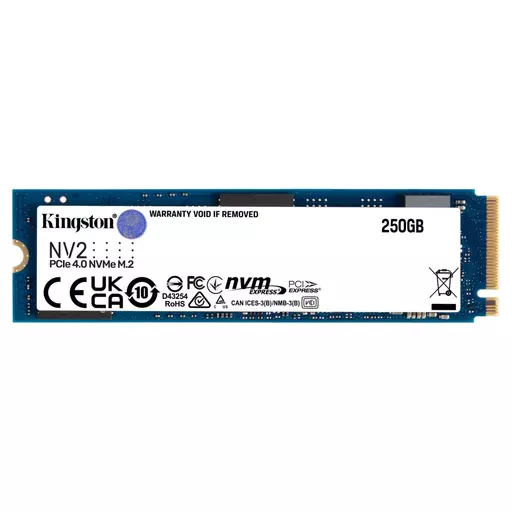 Kingston Technology NV2 M.2 250 GB PCI Express 4.0 3D NAND NVMe