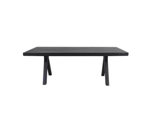 Dining Table, Culemburg, Matt black wood