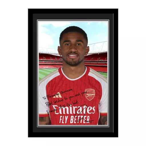 Arsenal FC Nelson Autograph Photo Framed