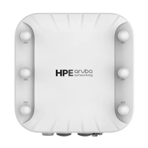 HPE Aruba Networking AP-518 (EGF1) Dual Radio 4x4/2x2 Wi-Fi 6 6xRPSMA Connectors Hardened TAA AP