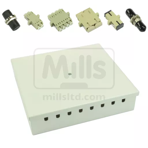 Tamperproof Fibre Wall Box Pre-Loaded Multimode - 172 x 160 x 40mm