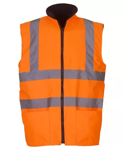 Hi-Vis Reversible Fleece Vest