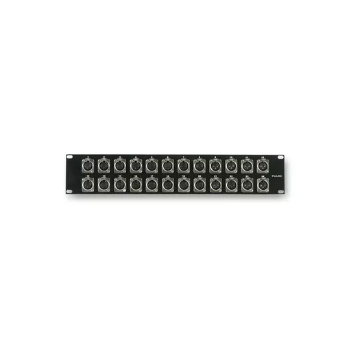 Pulse PLS00025 2U Rack Panel with 24 x XLR Panel Sockets