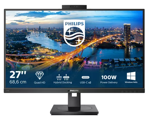 Philips B Line 276B1JH/00 computer monitor 68.6 cm (27") 2560 x 1440 pixels Quad HD LCD Black