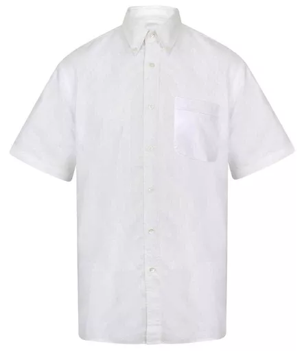 Henbury Short Sleeve Classic Oxford Shirt