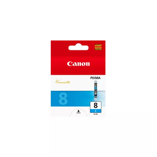 Canon 0621B001/CLI-8C Ink cartridge cyan, 420 pages ISO/IEC 24711 13ml for Canon Pixma IP 3300/4200/6600/MP 960/Pro 9000