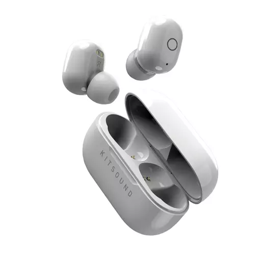 KitSound KSEDGE20WH headphones/headset Wireless In-ear Calls/Music USB Type-C Bluetooth White