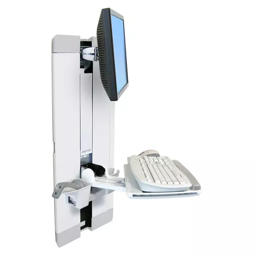 Ergotron StyleView Vertical Lift, Patient Room 61 cm (24") White Wall