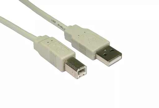 Cables Direct CDL-103BG USB cable 3 m USB 2.0 USB A USB B Grey