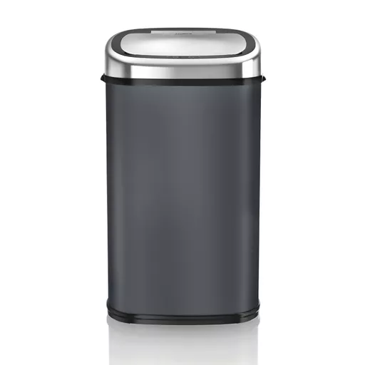 58L Square Sensor Bin Charcoal