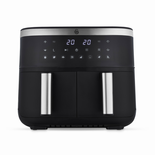 Swan Black 7.6 Litre Cyclone Dual Digital Air Fryer