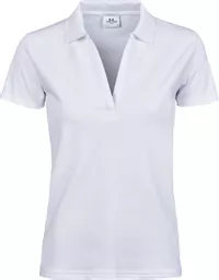 Women's Luxury Stretch V-Neck Polo