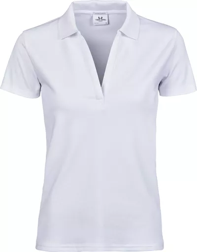 Women's Luxury Stretch V-Neck Polo