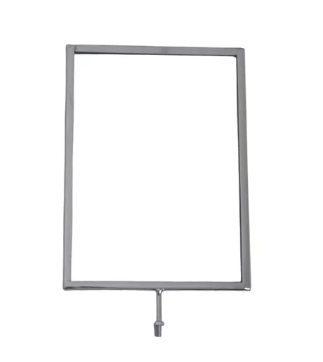 A4 Frame Screw In Card Holder for Heavy Duty Clothes Rails