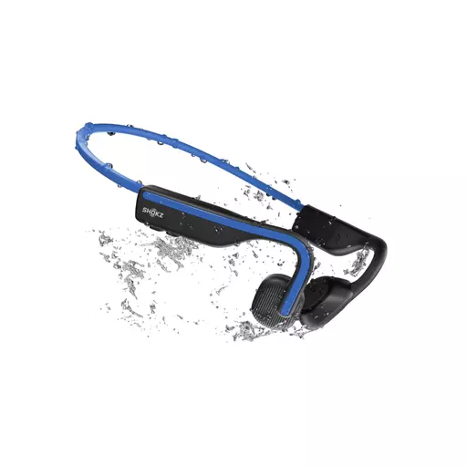 Shokz OpenMove Headphones Wireless Ear-hook Calls/Music USB Type-C Bluetooth Blue