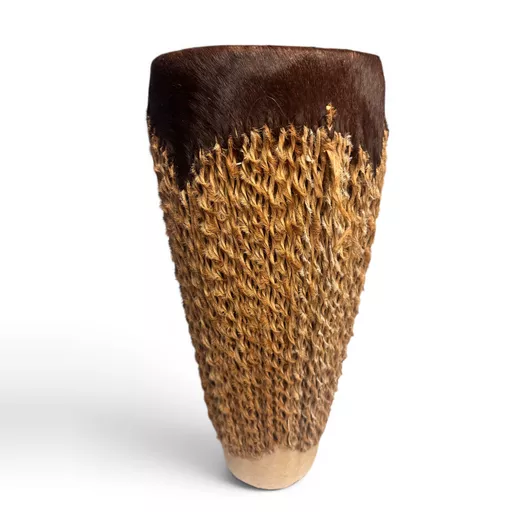Handcrafted East African 47cm Engoma Goblet Drum