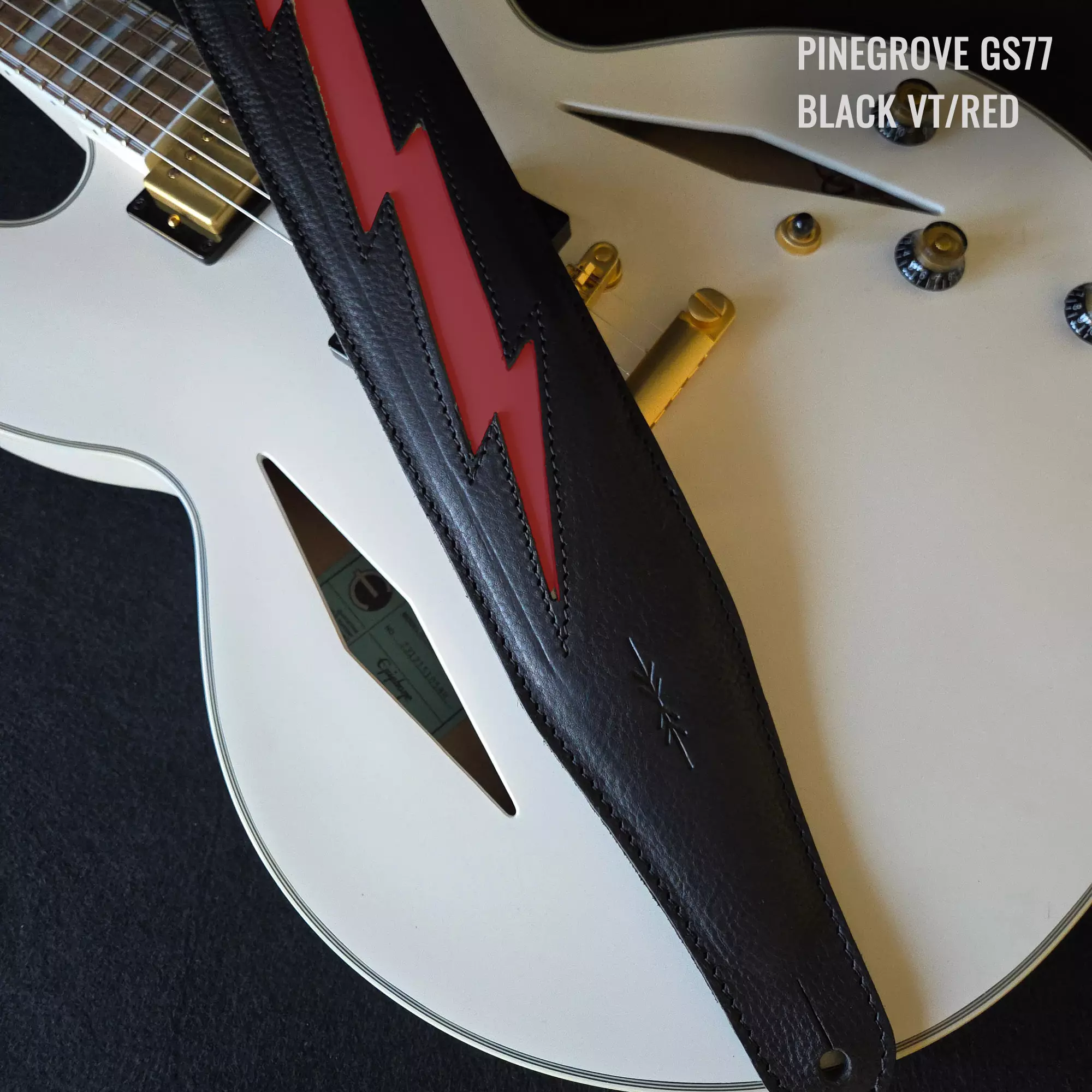 GS77 black RED lightning guitar strap Pinegrove ANNO.jpg
