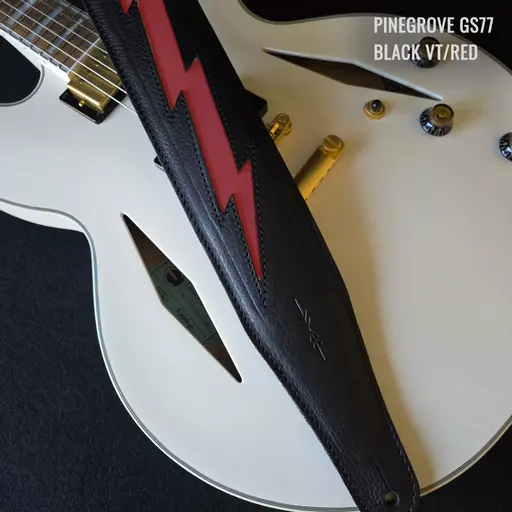 GS77 black RED lightning guitar strap Pinegrove ANNO.jpg