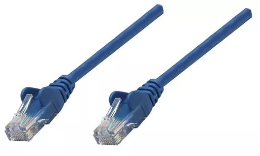 Intellinet Network Patch Cable, Cat6A, 20m, Blue, Copper, S/FTP, LSOH / LSZH, PVC, RJ45, Gold Plated Contacts, Snagless, Booted, Lifetime Warranty, Polybag