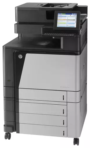 HP Color LaserJet Enterprise Flow MFP M880z, Print, copy, scan, fax, 200-sheet ADF; Front-facing USB printing; Scan to email/PDF; Two-sided printing