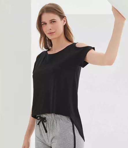 SF Clothing Ladies Drop Tail T-Shirt