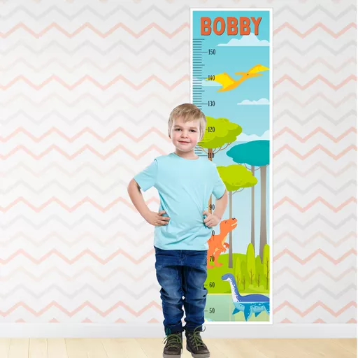 Personalised Dinosaur Height Chart