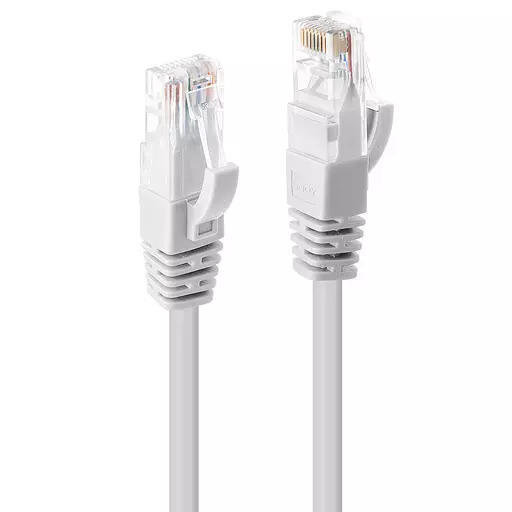 Lindy 0.3m Cat.6 U/UTP Cable, White