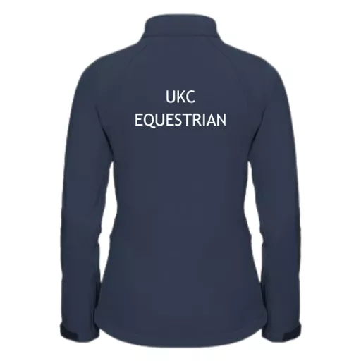 UKC Equestrian Ladies Softshell Jacket Back.png