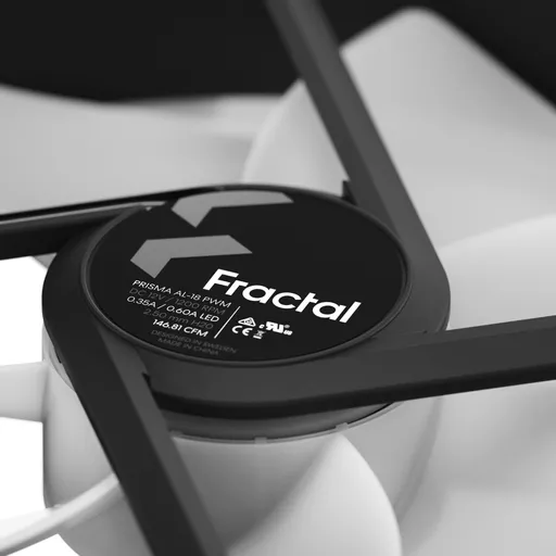 Fractal Design Prisma AL-18 PWM Computer case Fan 18 cm Black, White 1 pc(s)