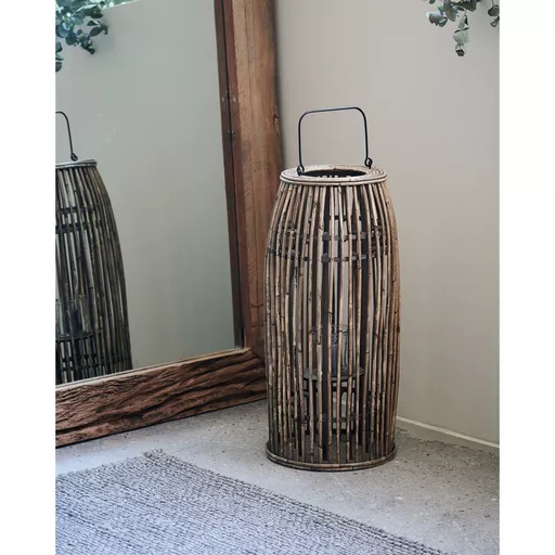 Lantern, Ova, Natural Large