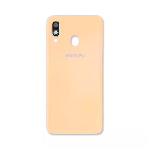 Back Cover w/ Camera Lens (Service Pack) (Coral) - For Galaxy A40 (A405)