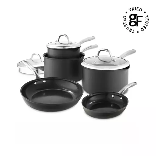 Good Food Hard Anodised 5 Piece Cookware Set