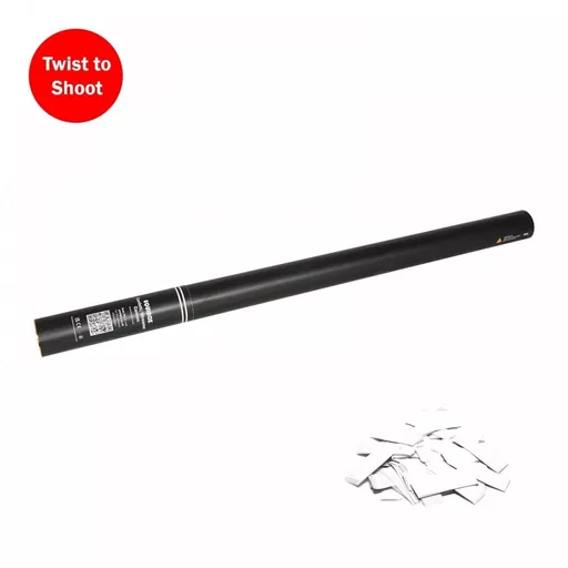 Equinox 80cm Handheld Confetti Cannon - White