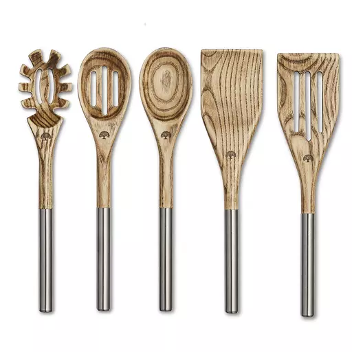 Wooden deals utensil set