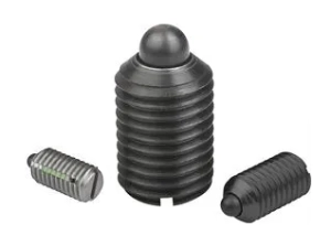 K0313 - Spring Plungers With Slot And Thrust Pin In Steel