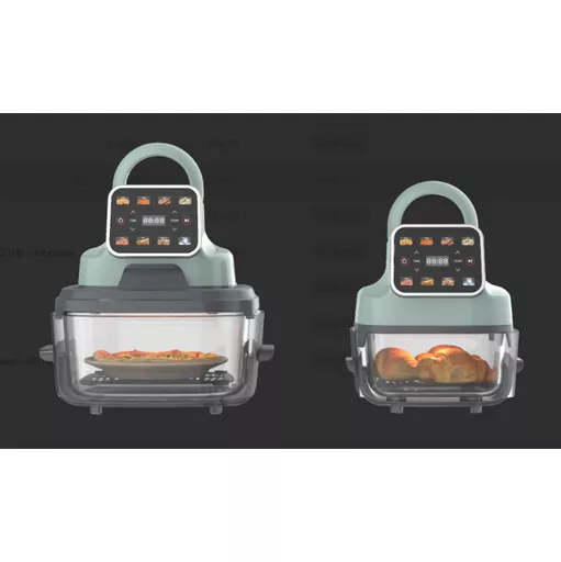 3L/5L Portable Glass Air Fryer